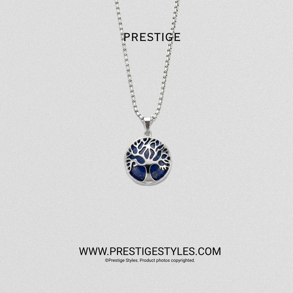 Soul Crest Royal Blue Pendant with Chain - Prestige Styles - Bangladesh