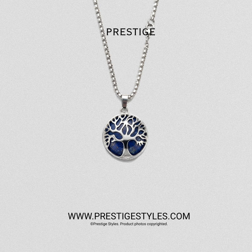 Soul Crest Royal Blue Pendant with Chain - Prestige Styles - Bangladesh