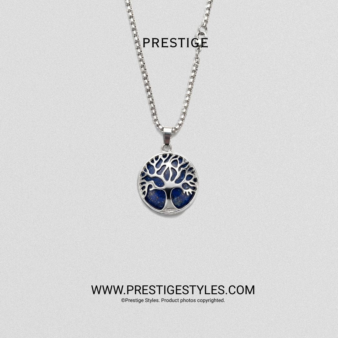 Soul Crest Royal Blue Pendant with Chain - Prestige Styles - Bangladesh