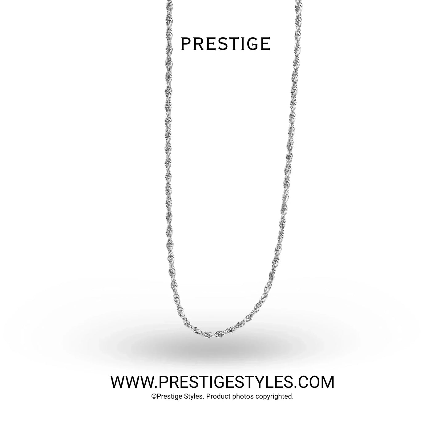 Spiral Chain - Prestige Styles - - Pendant with Chain