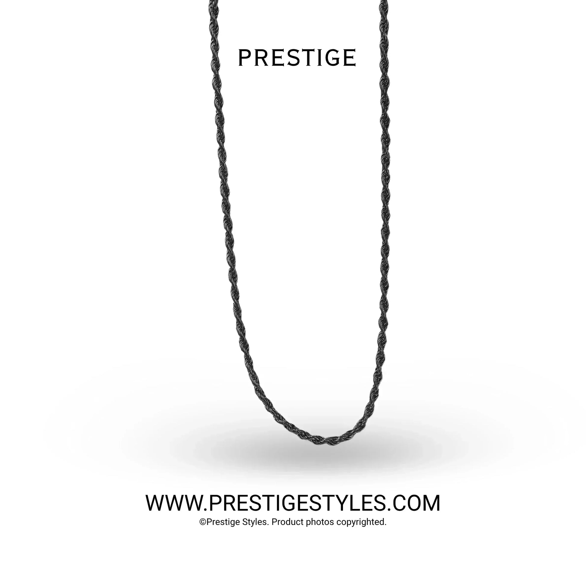 Spiral Chain - Prestige Styles - - Pendant with Chain