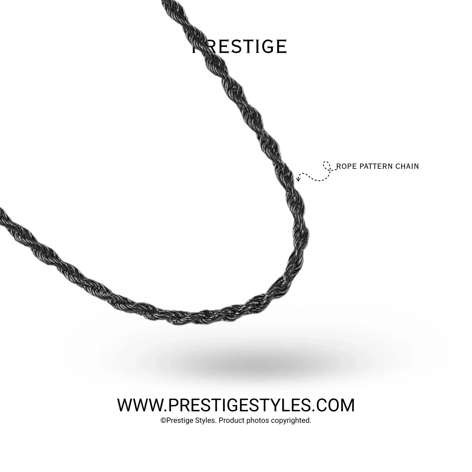 Spiral Chain - Prestige Styles - - Pendant with Chain