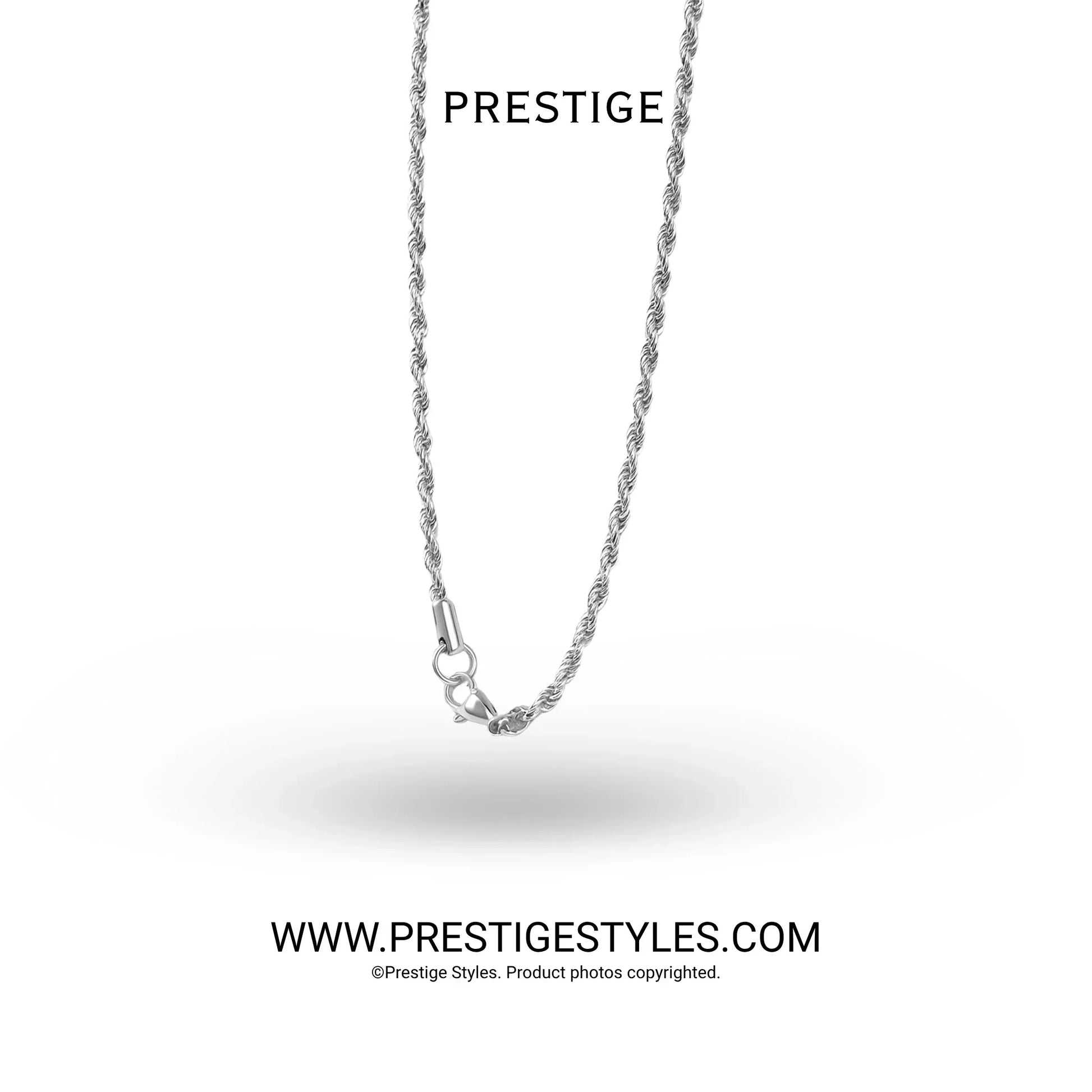 Spiral Chain - Prestige Styles - - Pendant with Chain
