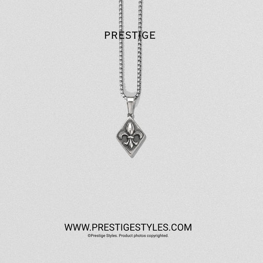 Stefani Silver Pendant With Chain - Prestige Styles - Bangladesh