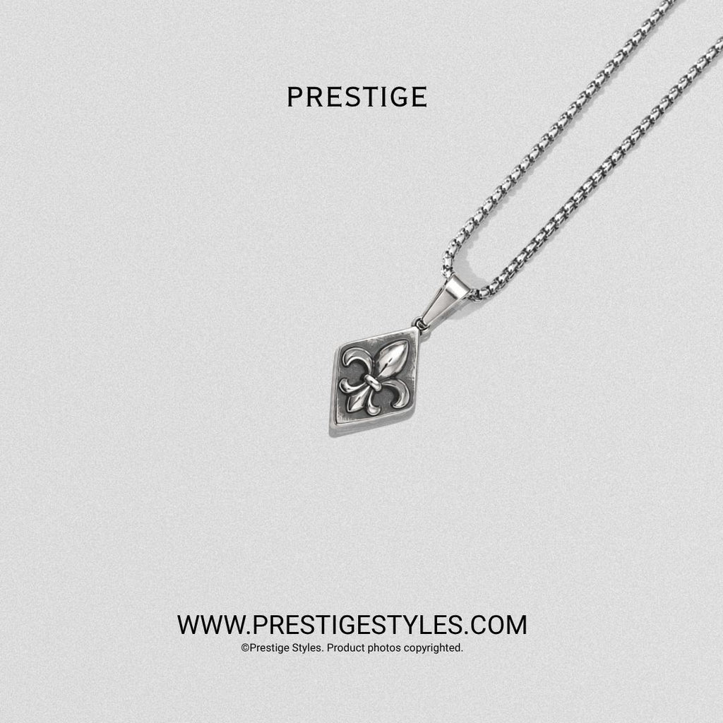 Stefani Silver Pendant With Chain - Prestige Styles - Bangladesh