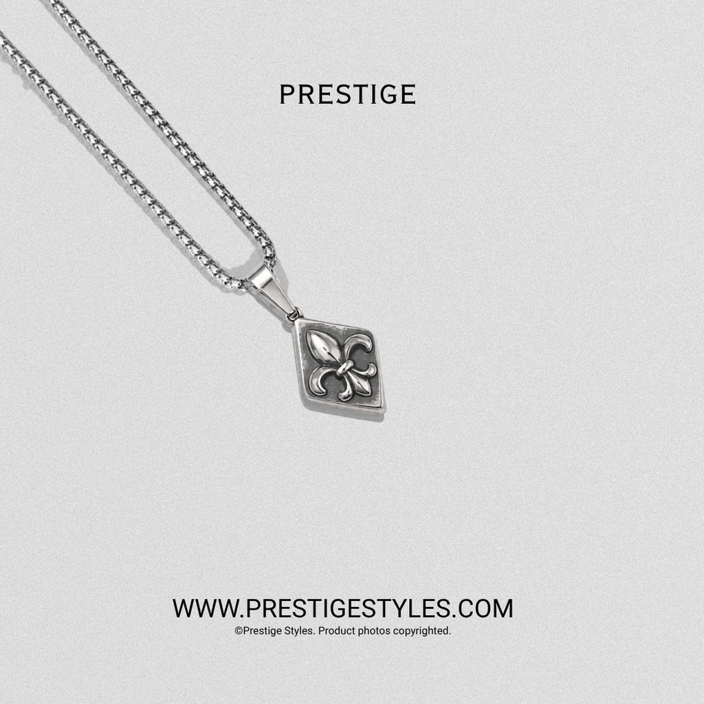 Stefani Silver Pendant With Chain - Prestige Styles - Bangladesh
