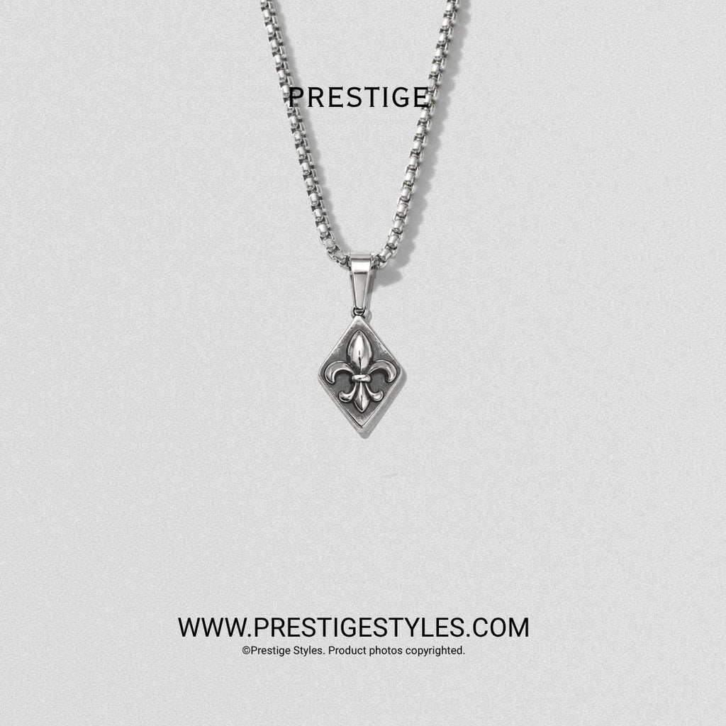 Stefani Silver Pendant With Chain - Prestige Styles - Bangladesh