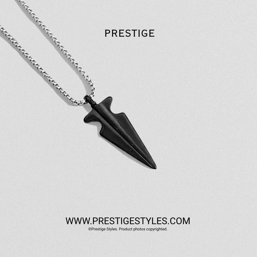 The Iron Arrow Pendant with Chain - Prestige Styles - Bangladesh