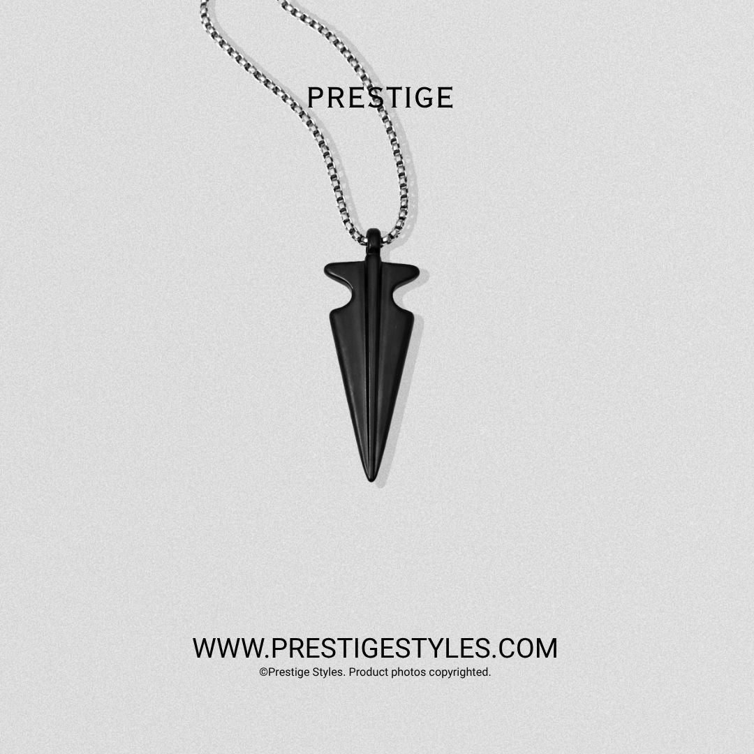 The Iron Arrow Pendant with Chain - Prestige Styles - Bangladesh