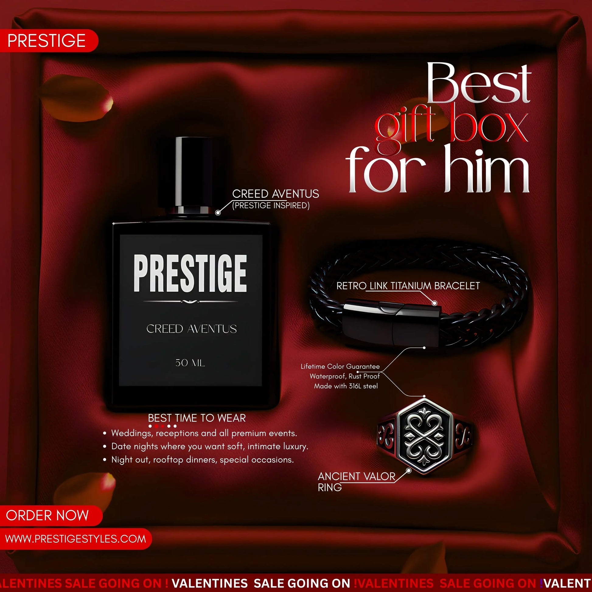 The Retro Royal Bundle - Premium Mens Luxury Perfume and Fashion Accessories in Bangladesh