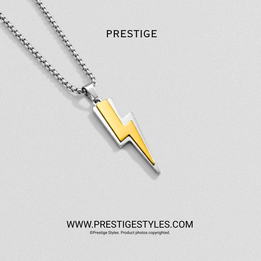 Thunderbolt Pendant with chain - Prestige Styles - Bangladesh