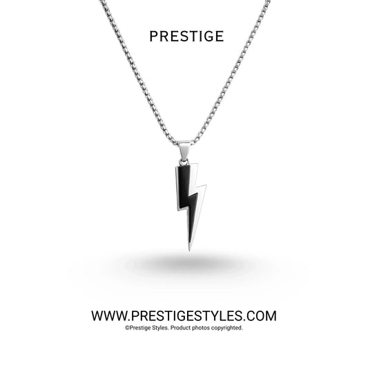 Thunderbolt Pendant with chain - Prestige Styles - - Pendant with Chain