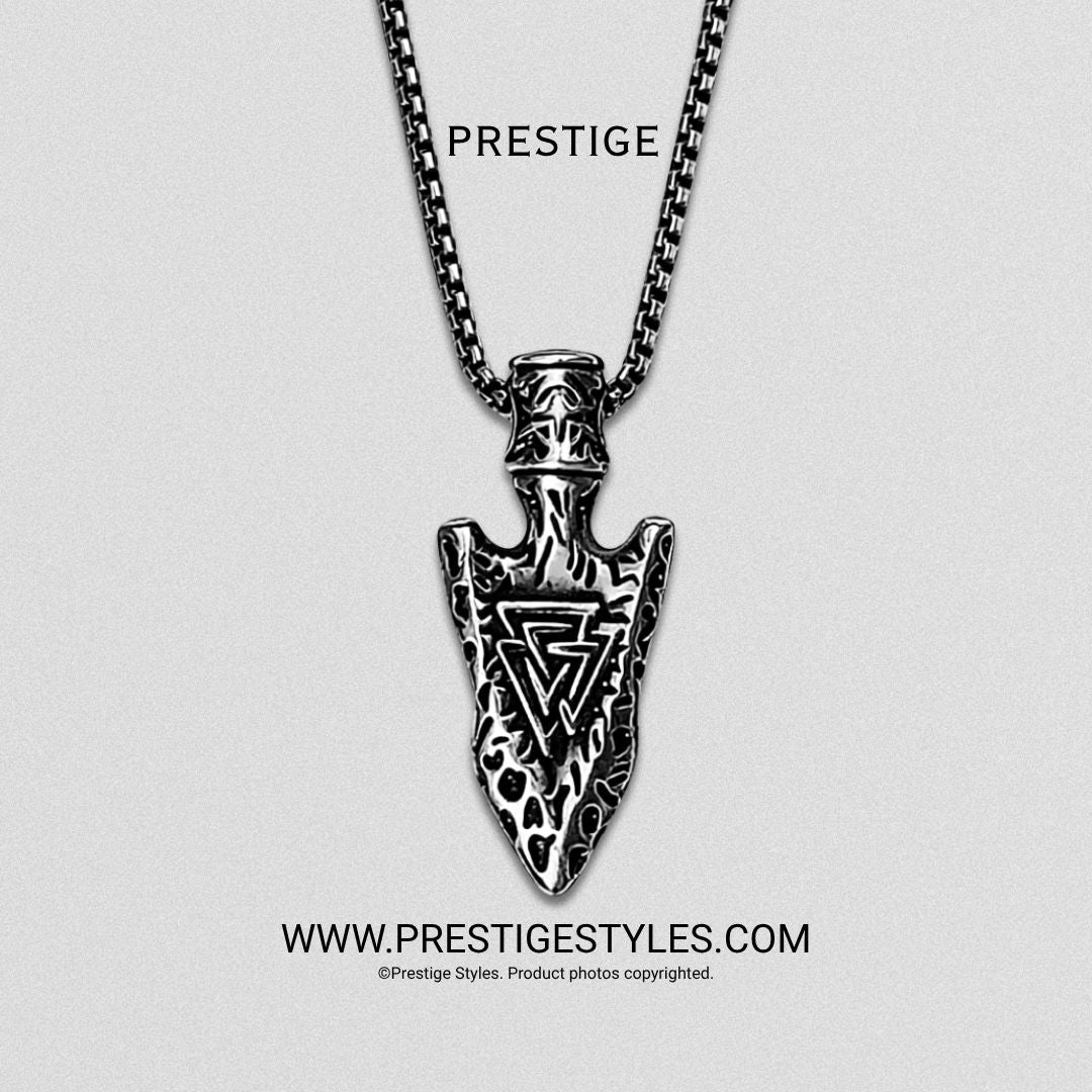 Valknut Pendant with Chain - Prestige Styles - Bangladesh
