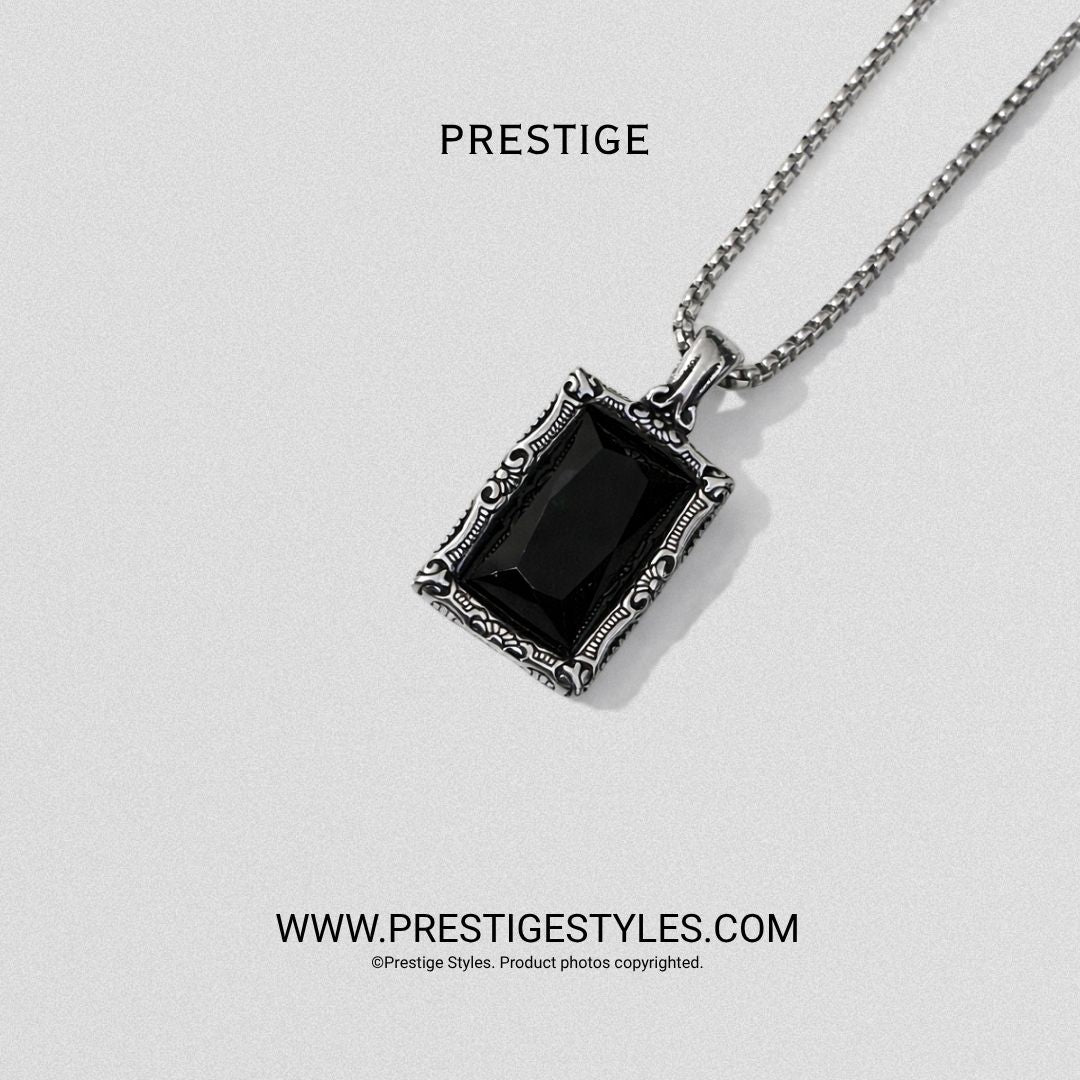 Vantablack Pendant with Chain - Prestige Styles - Bangladesh