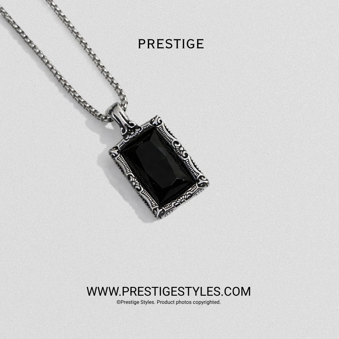 Vantablack Pendant with Chain - Prestige Styles - Bangladesh