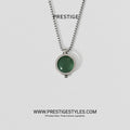 Verde Green Prism Pendant With Chain - Prestige Styles - Bangladesh